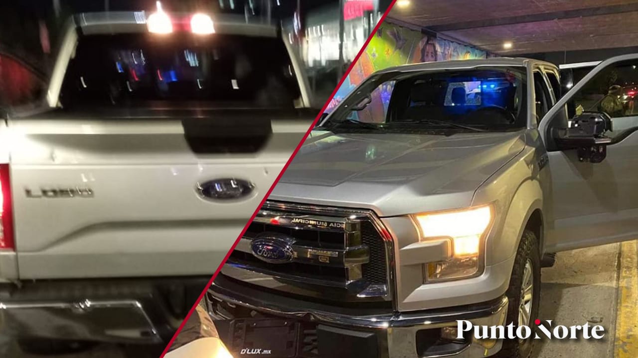 La camioneta robada donde huía Henry Cortez presentaba varios impactos de bala