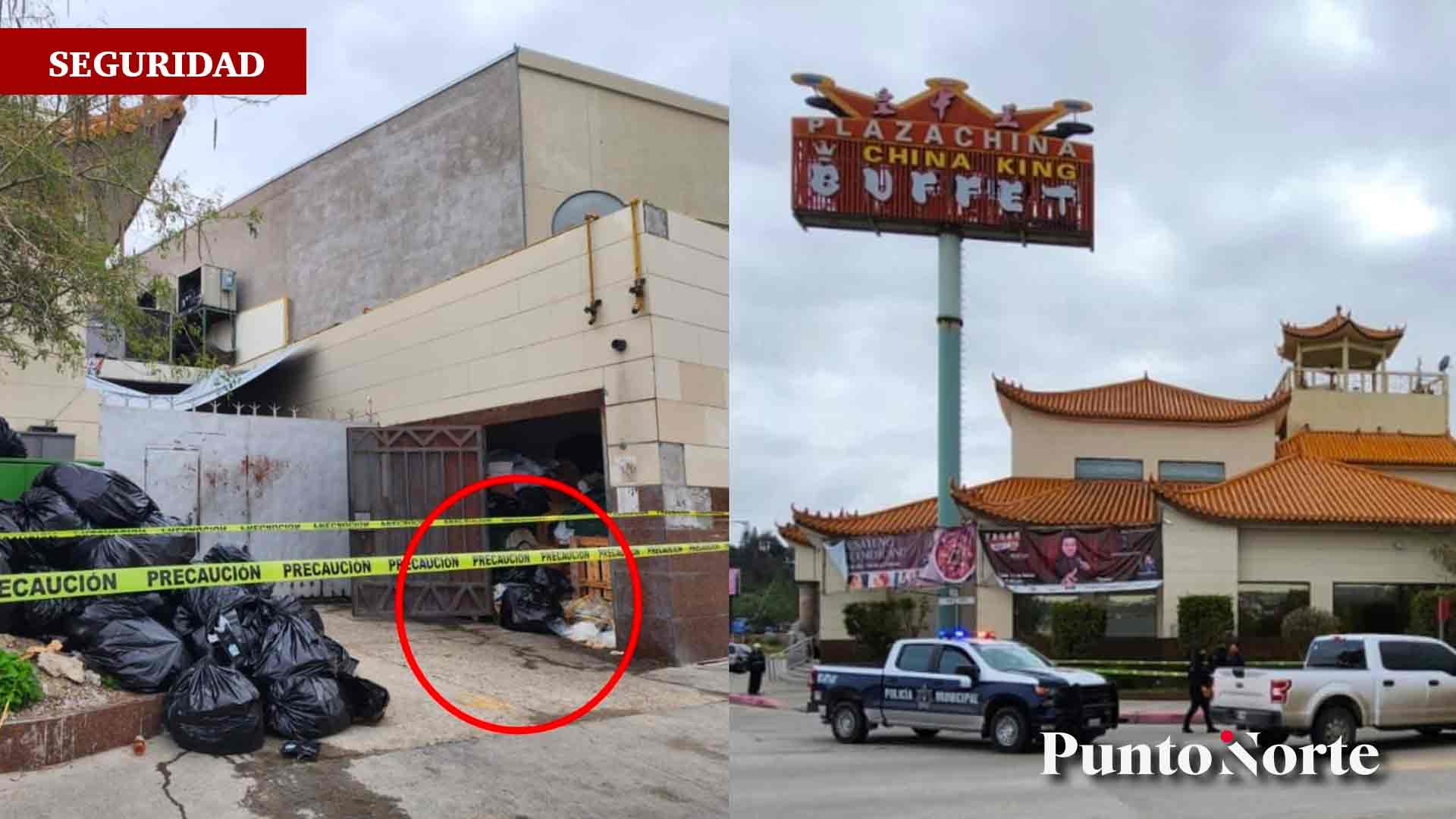Descubren restos humanos en bolsas de basura del buffet de la Plaza China  en Tijuana - Punto Norte